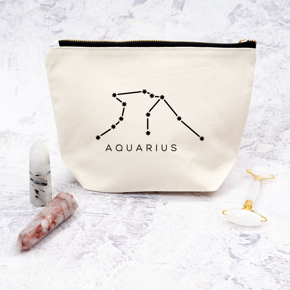 Star Sign Toiletry Bag - Aquarius 