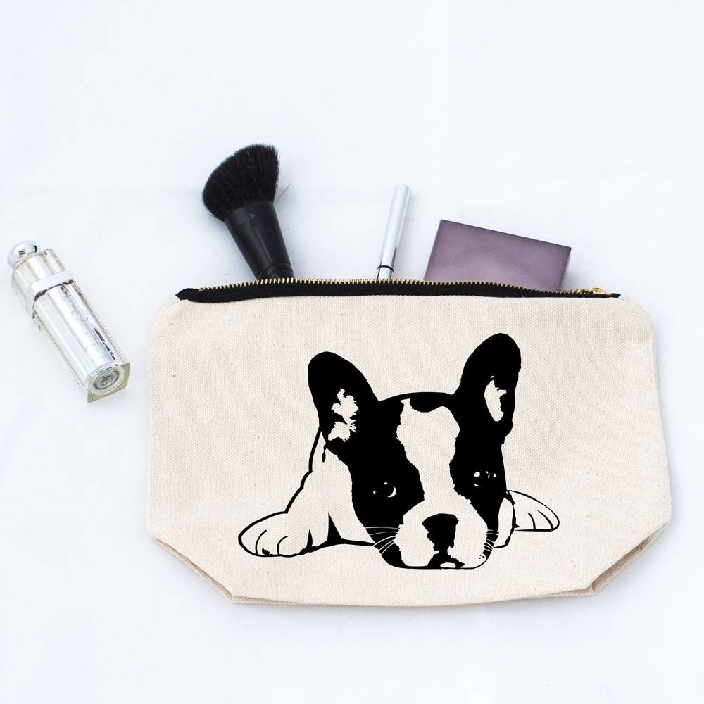 French Bulldog Makeup Bag