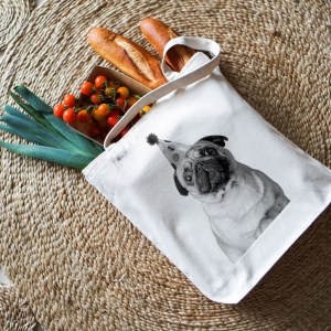 Party Pug Tote Bag