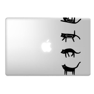 Cats laptop decal