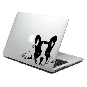 French bulldog laptop decal