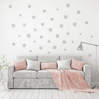 Mini Snowflakes Wall Decal