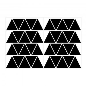 Small Triangles Pattern Wall Decal Sheet