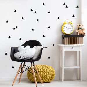 Small Triangles Pattern Wall Decal Set